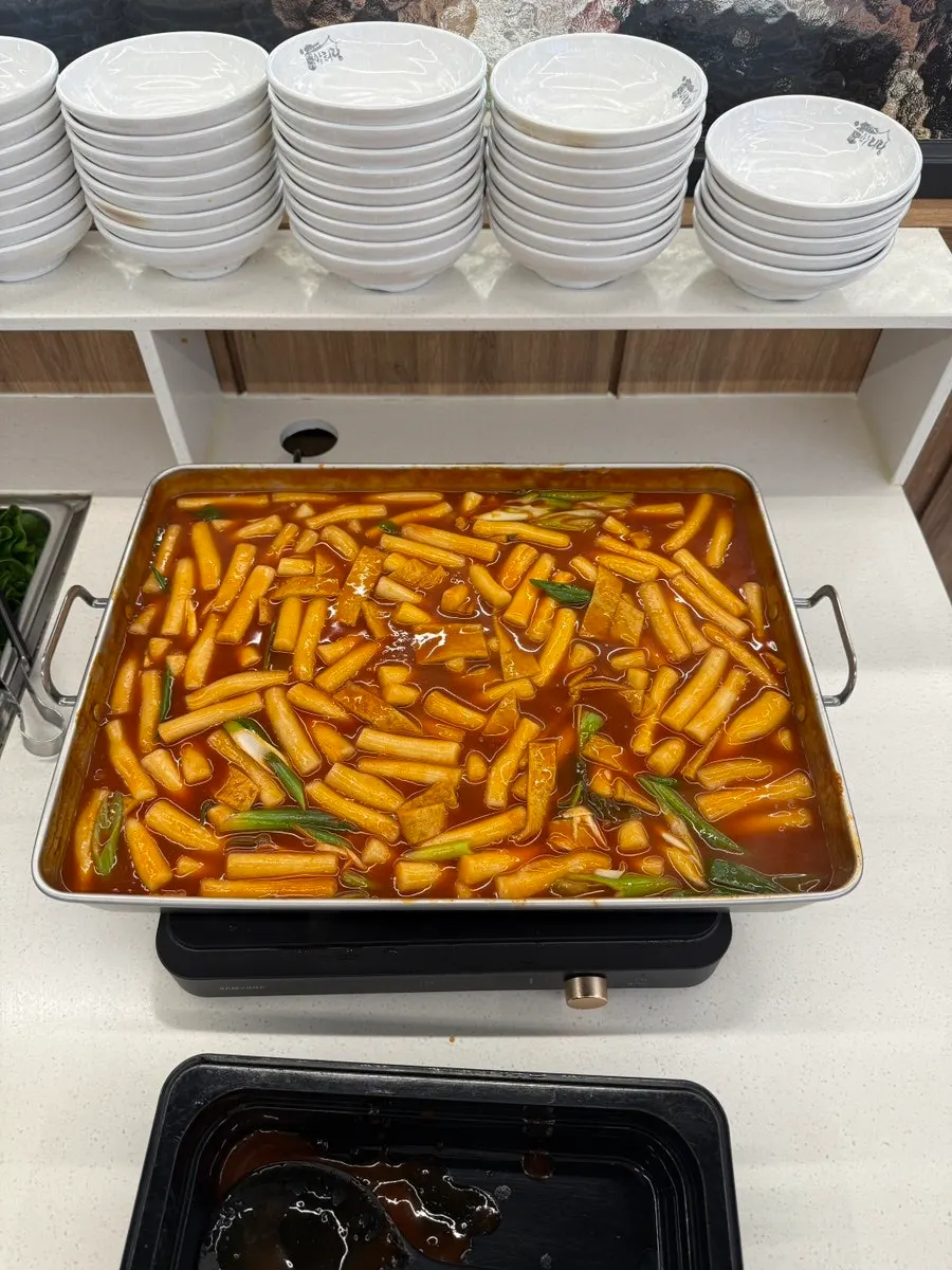 Table setting of assorted side dishes