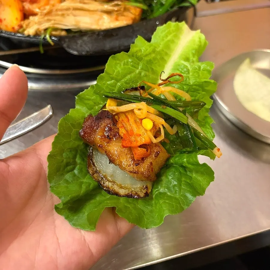 Maldon salt, wasabi, and scallion pickle in special sauce