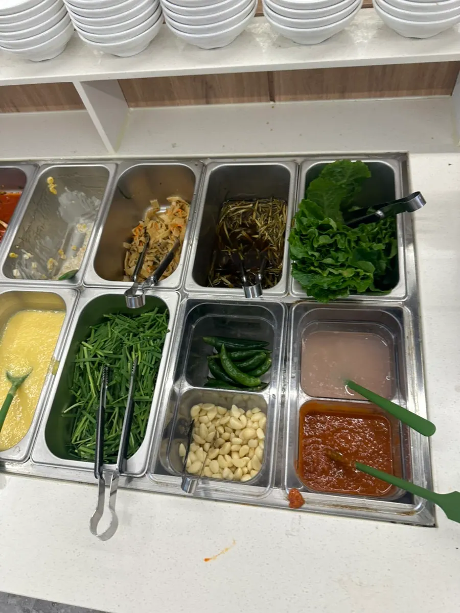 Generous serving of bossam kimchi