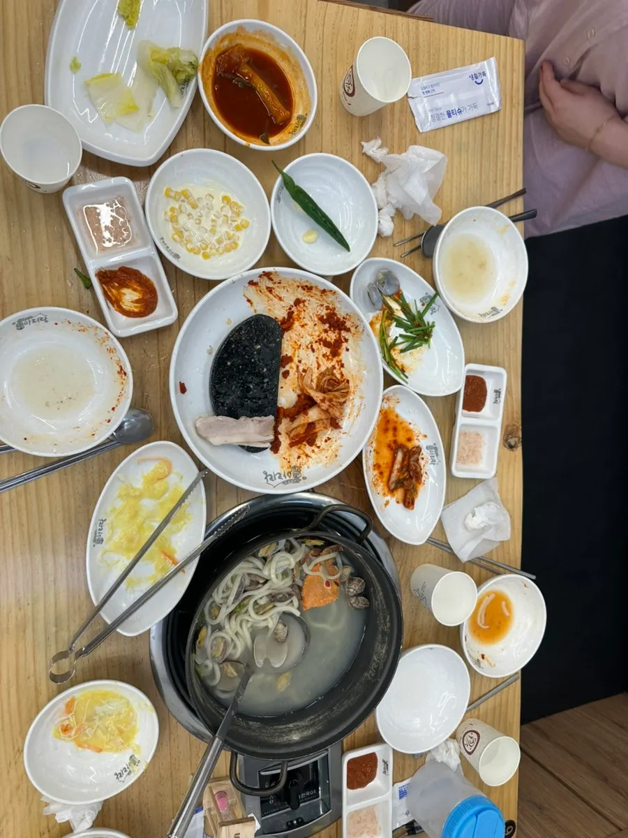 Final photo showing a well-eaten meal