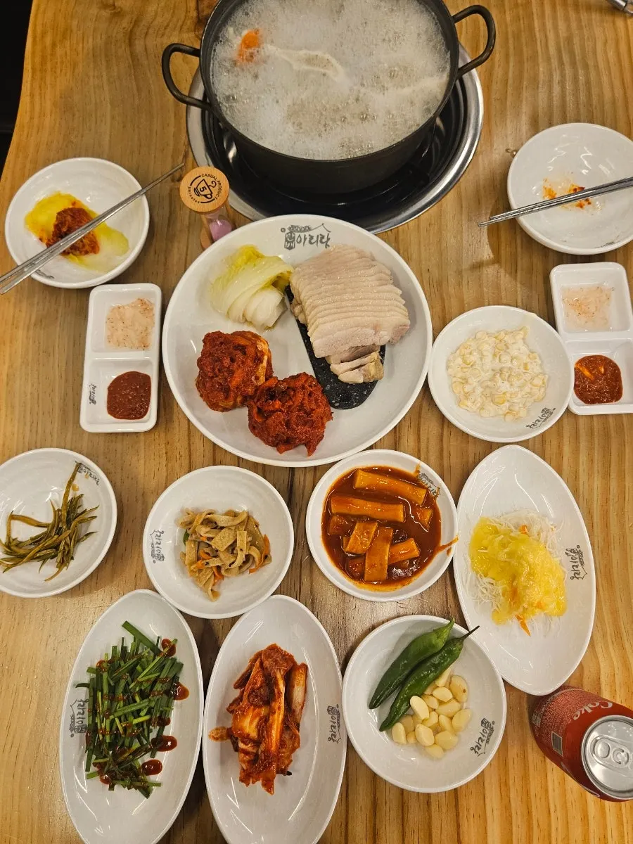 반반보쌈 소자 메뉴 구성