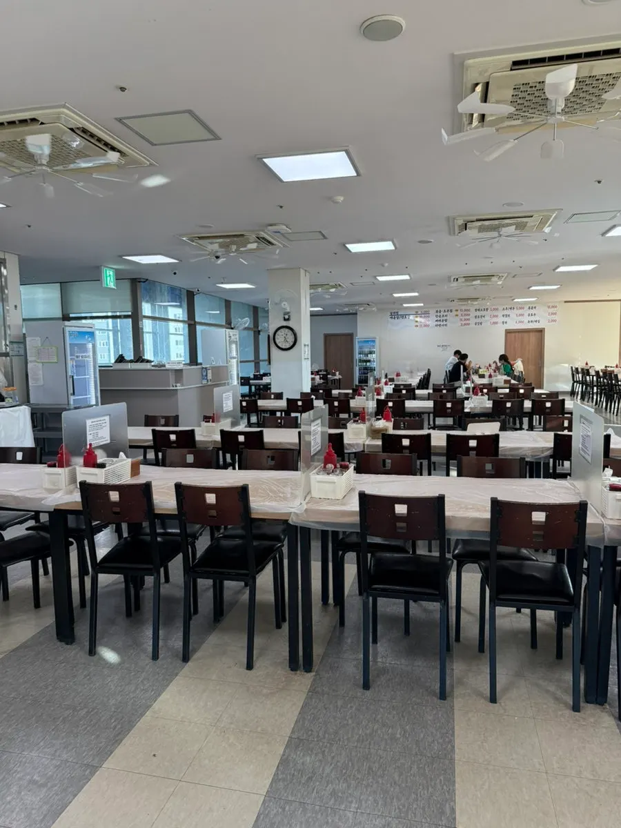 Entrance to the 3rd floor dining hall at the Raw Fish Plaza