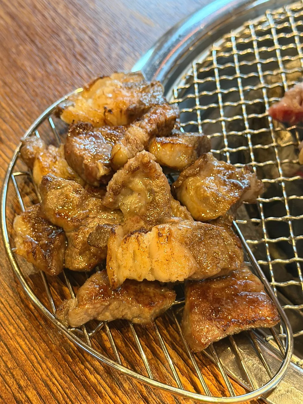 윤기 도는 구운 소갈비 한 점