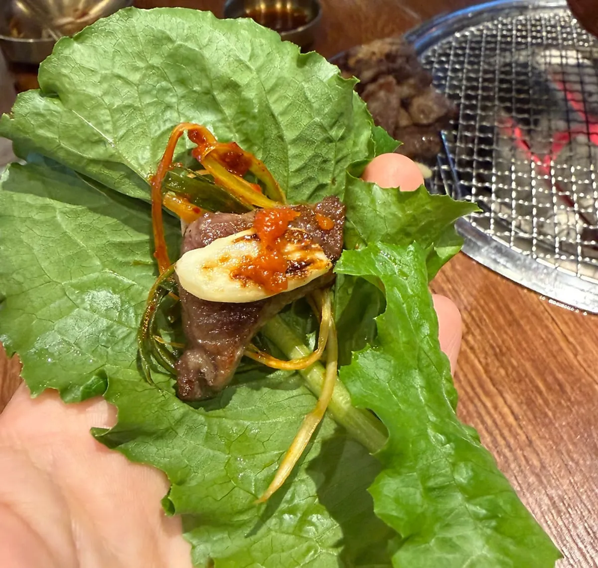 추가 주문한 돼지 생갈비 반접시 270g
