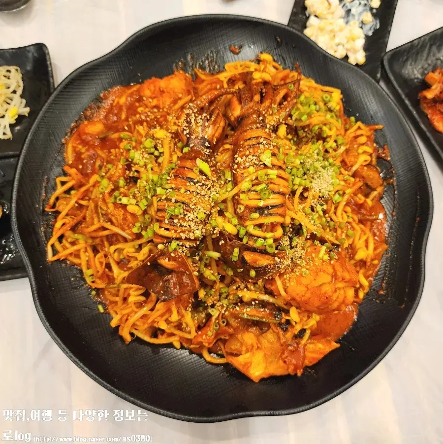 신목포아구찜 차돌쌈아구찜 상차림