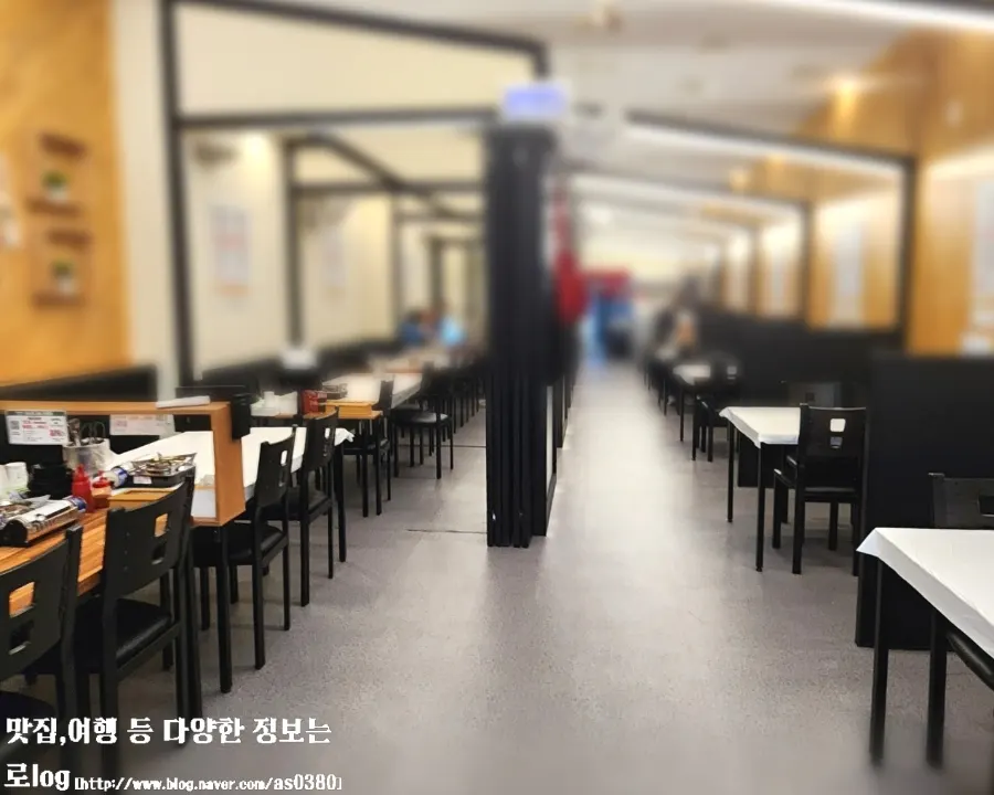 신목포아구찜 본점 넓은 내부 좌석