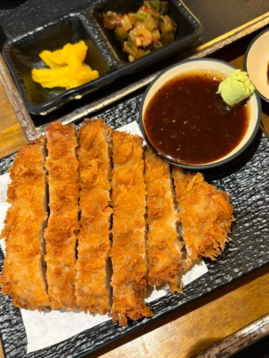 Kakiage with shrimp and vegetables