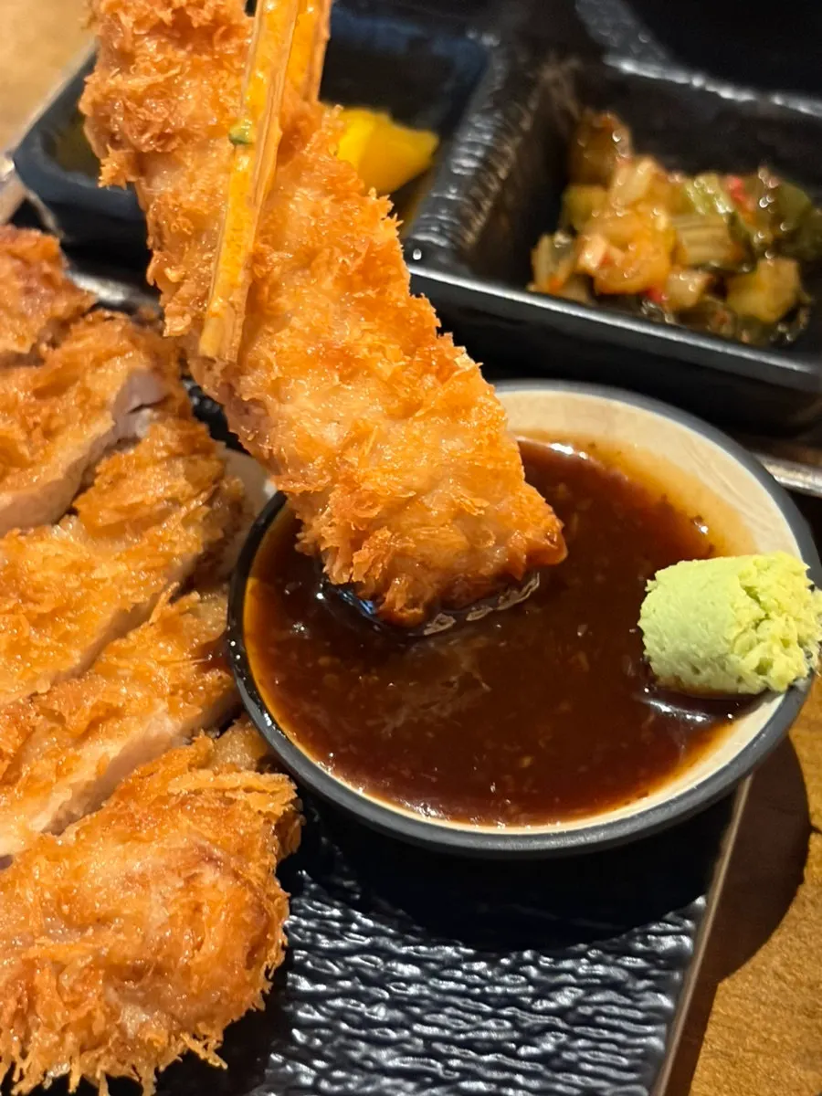 Crispy Japanese vegetable tempura kakiage
