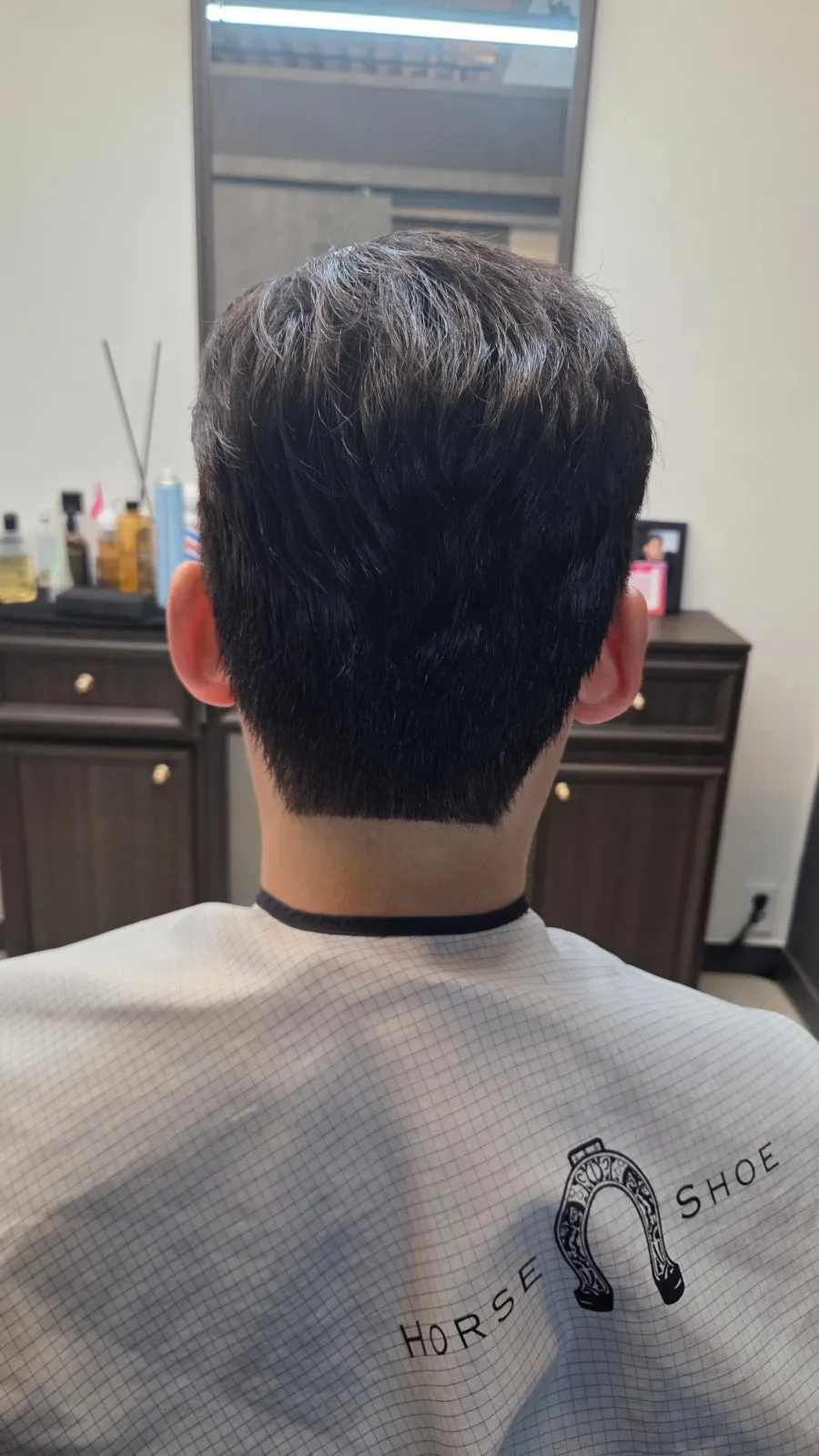 After the Ga-il cut and side down perm