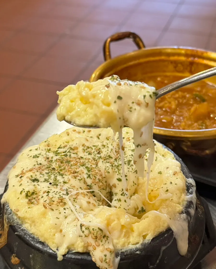 Free cheese steamed egg served before 6 PM
