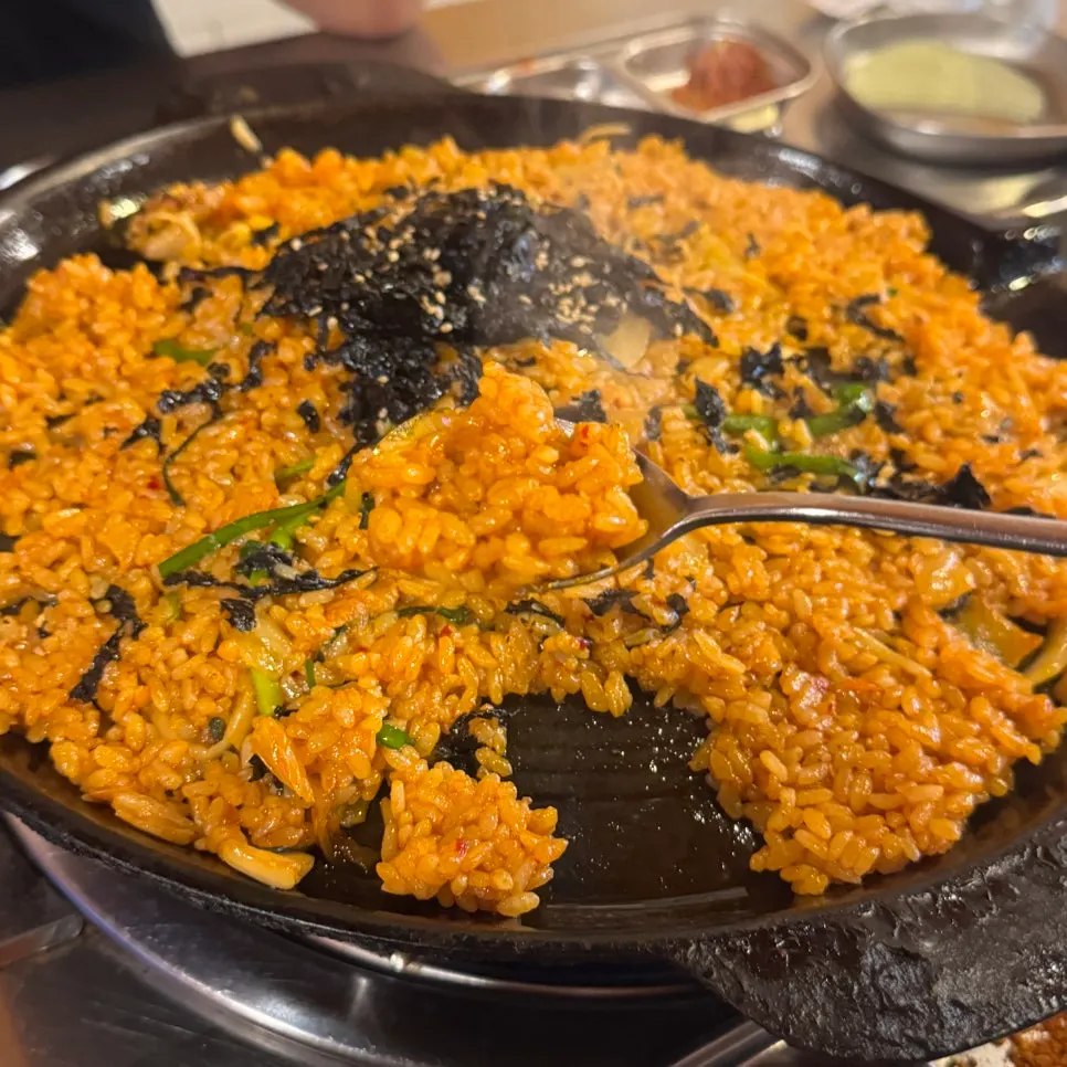 Spoonful of fried rice