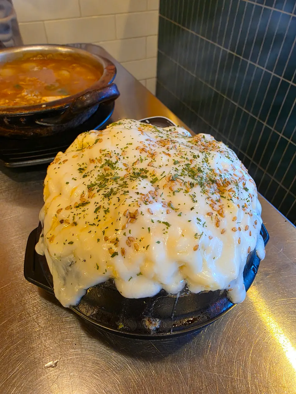 Doenjang sul-bap with beef brisket