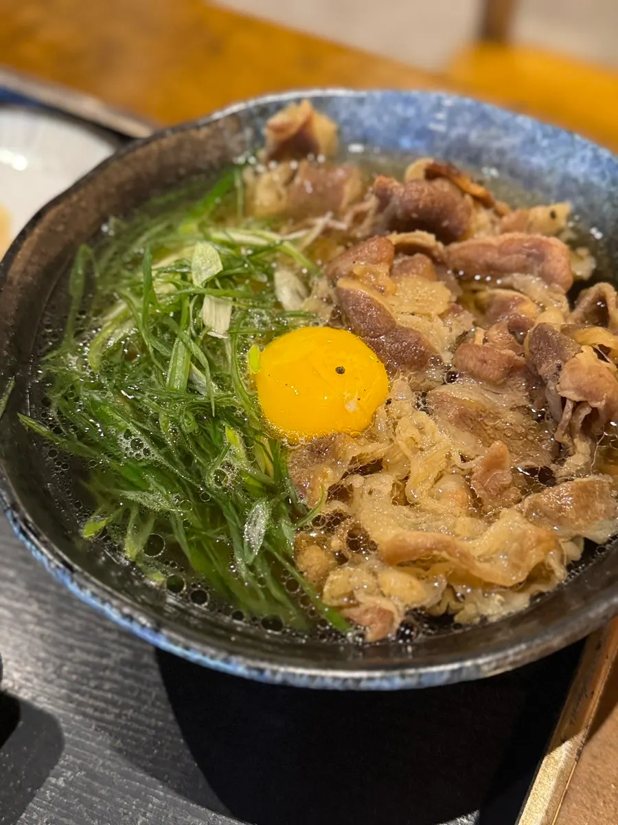 Niku udon piled high with meat