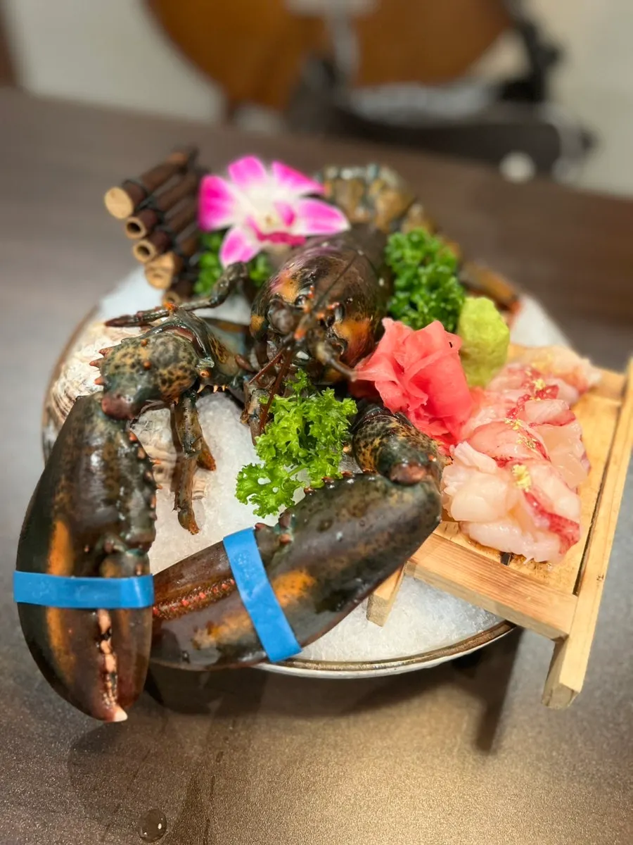 랍스터사시미 상차림