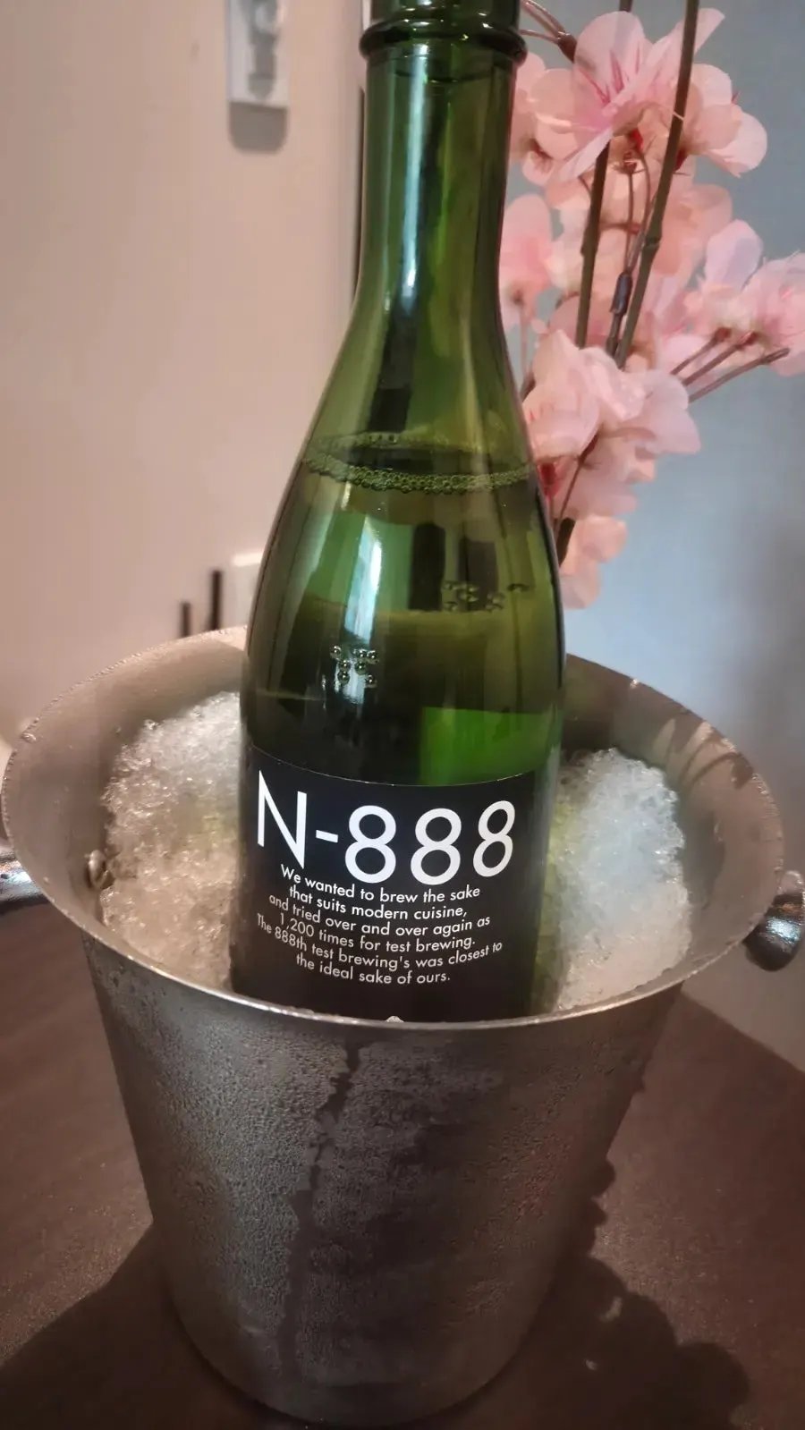 Sake brought for corkage at Momiji Seolleung Branch