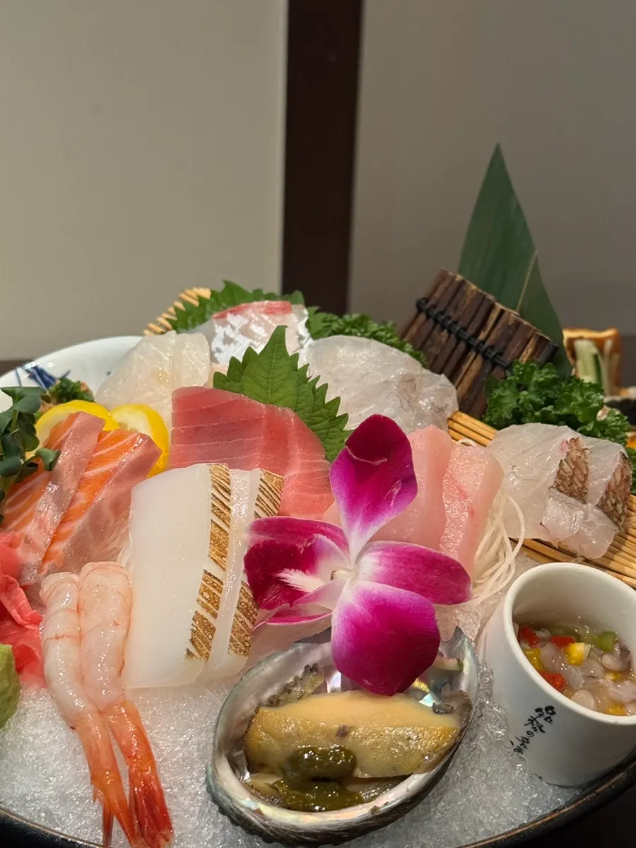 Assortment of sashimi cuts