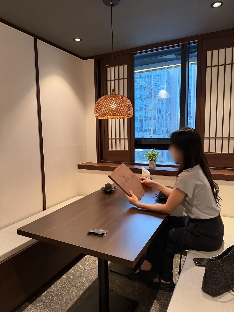 Inside ROOM 04 with its cozy lighting