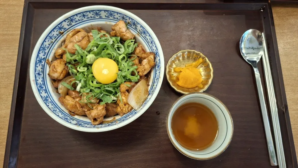 Close-up of the charcoal-grilled black gyukatsu