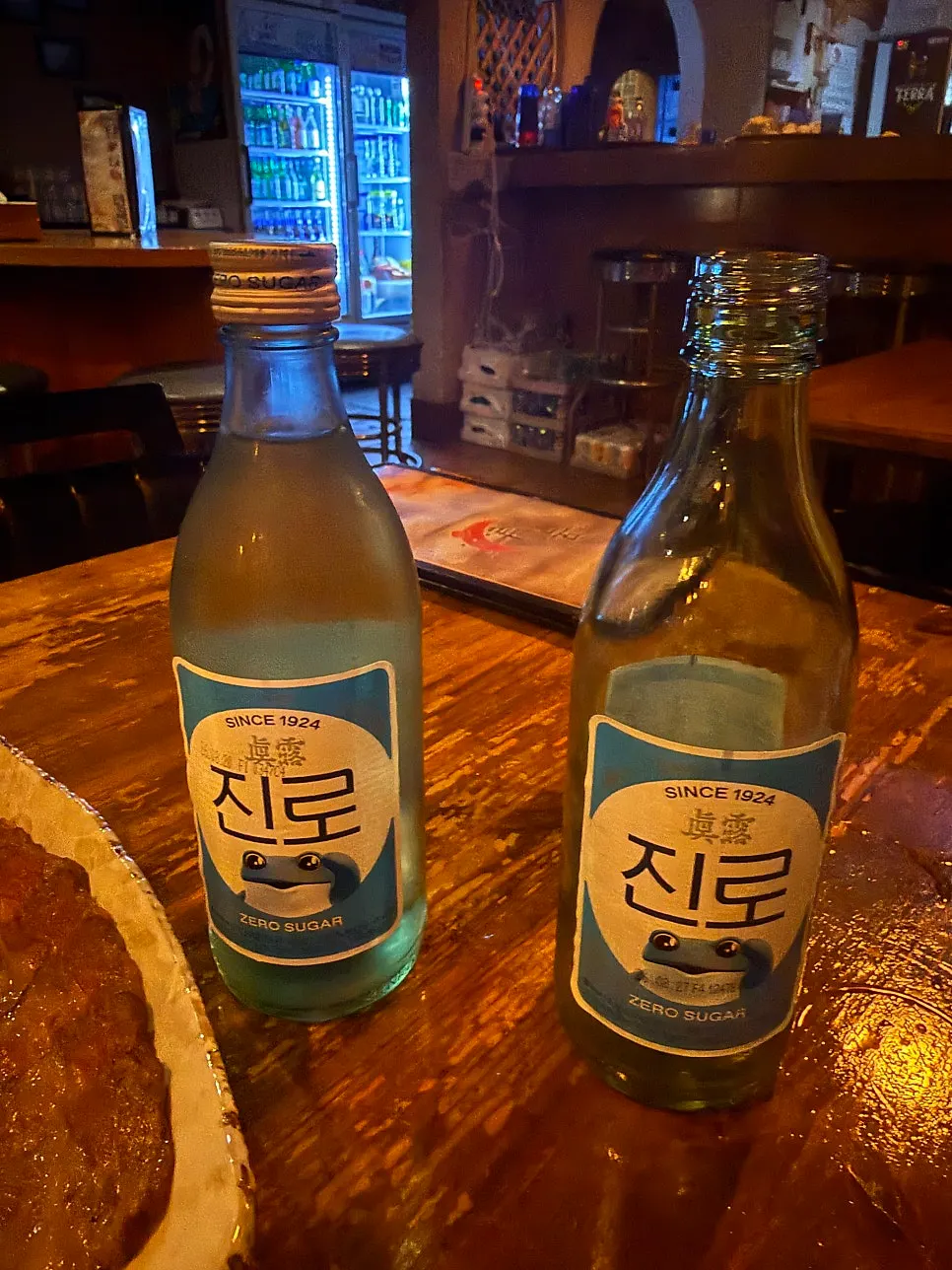 소고기 타다끼와 함께 마신 소주