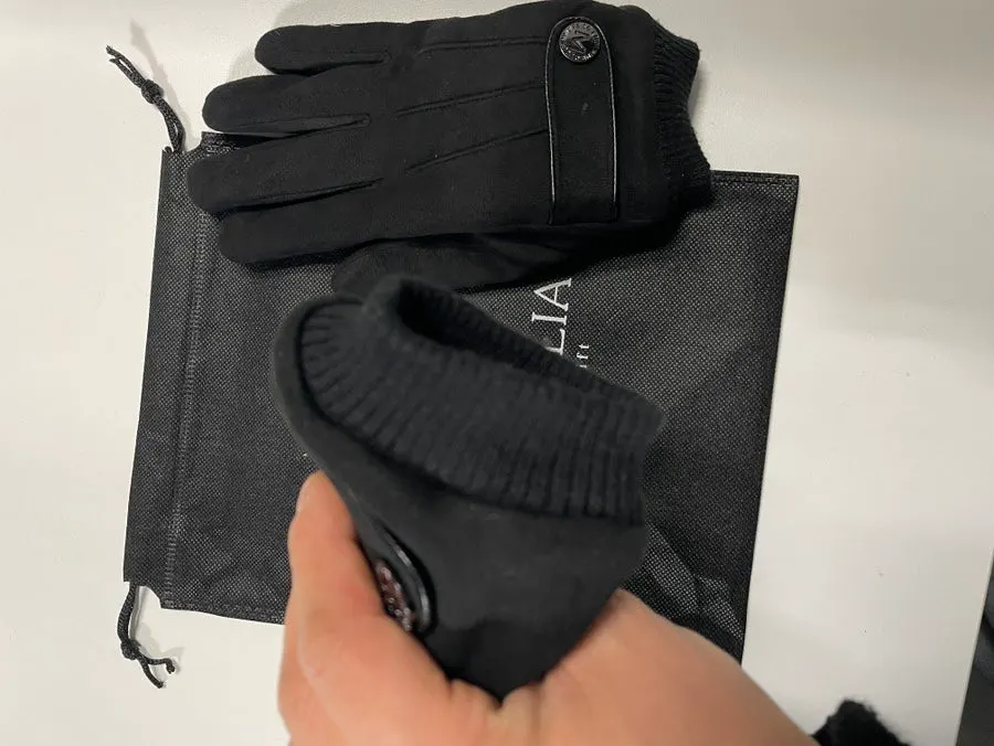 Material and touchscreen patch of Mongolia Men's Winter Gloves