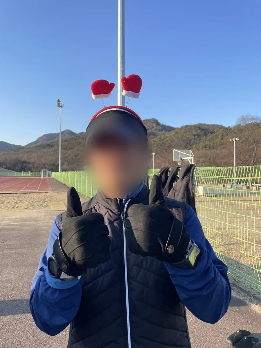 ランニング時に着用したMongoria男性用冬用手袋