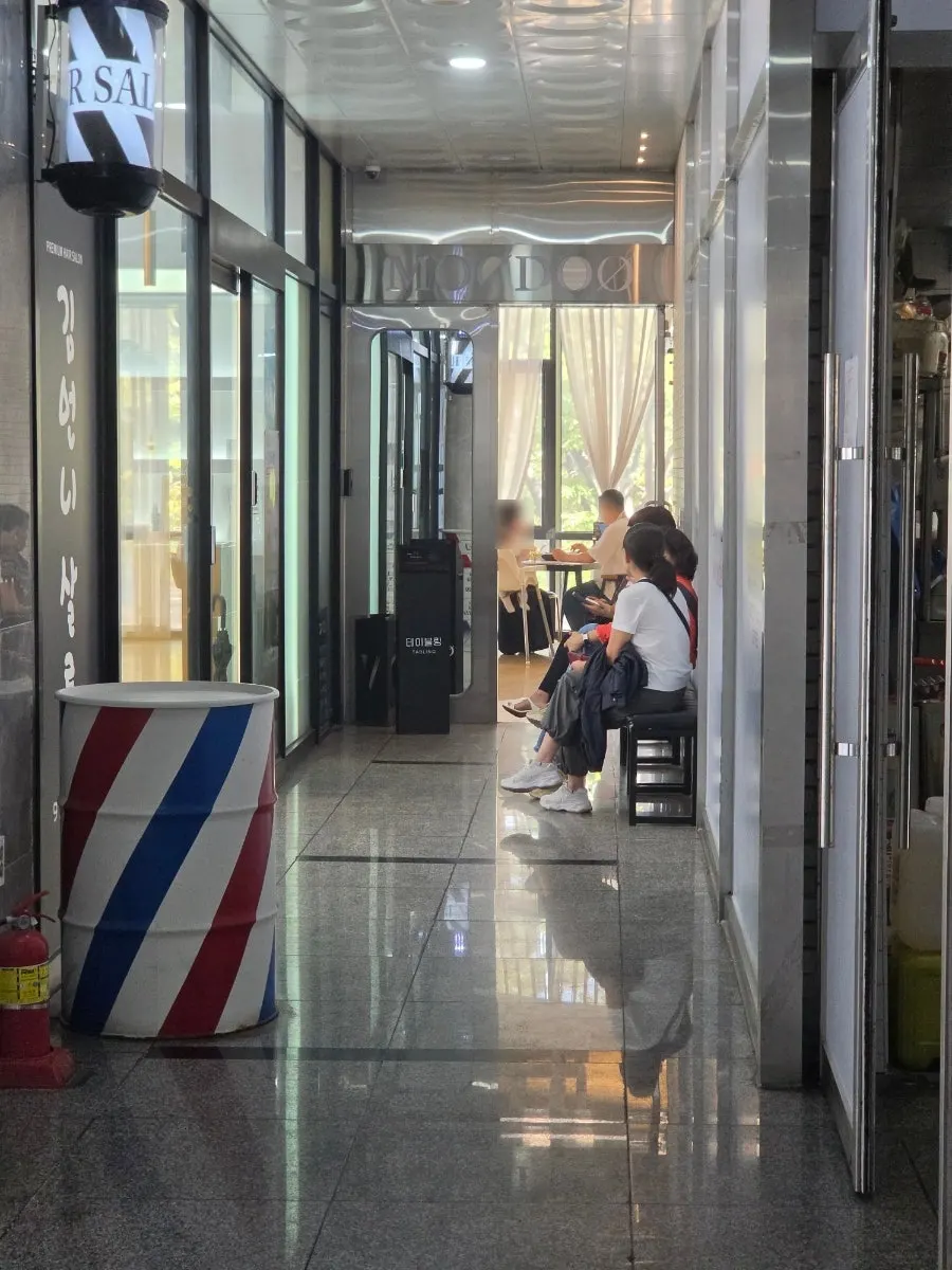 A seating area inside MooDoo