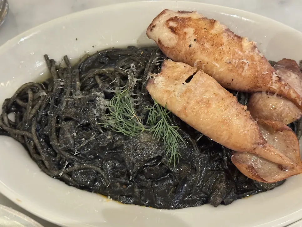 Cutting the squid with scissors