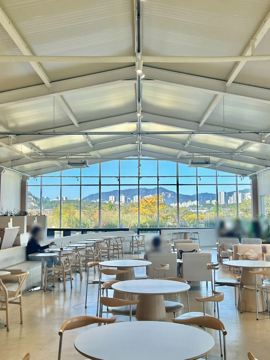 Vertical shot of Moonbird café