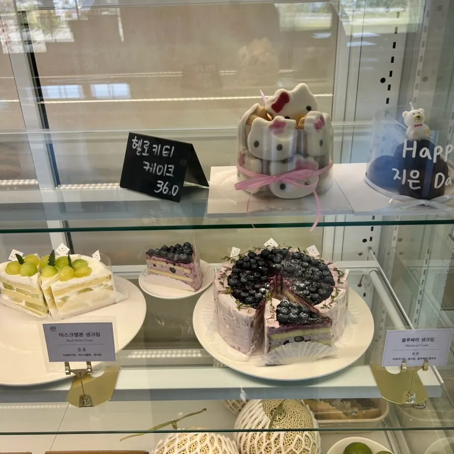 Moonbird's dessert display case