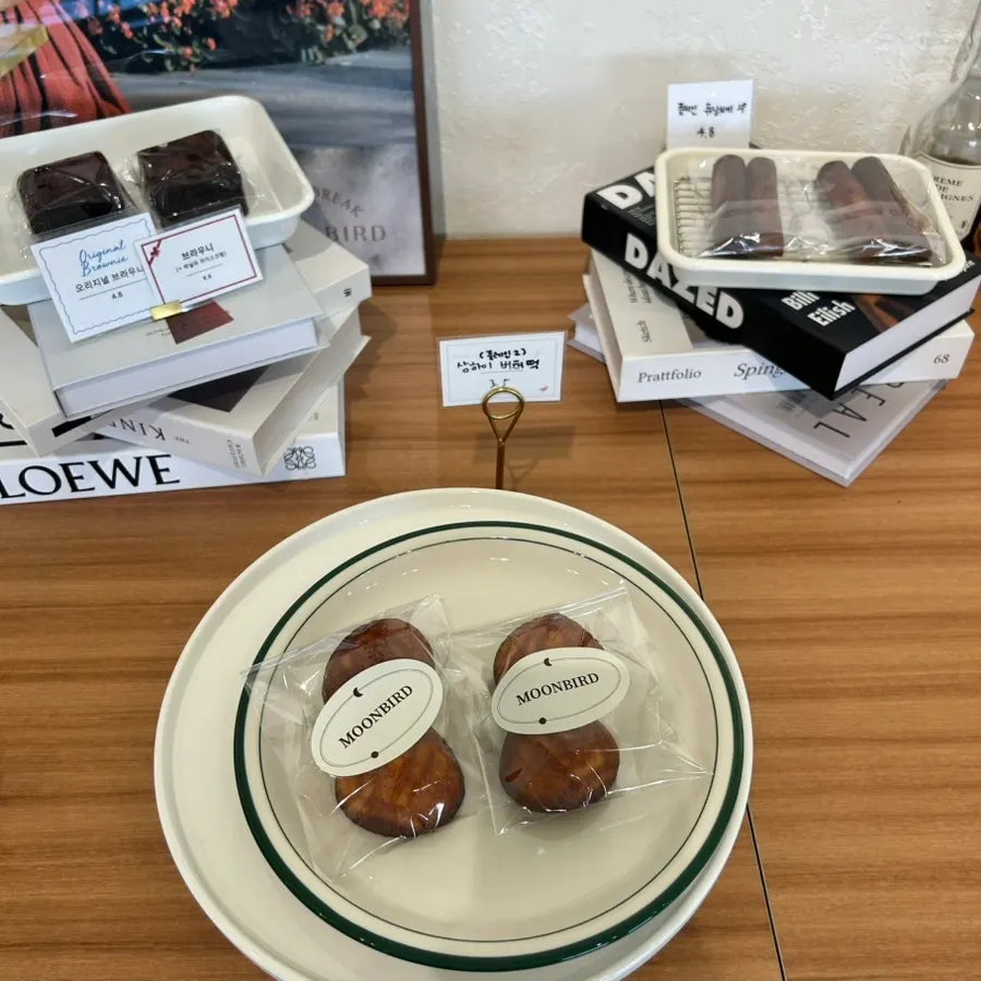Cookies and madeleines baked goods at Moonbird