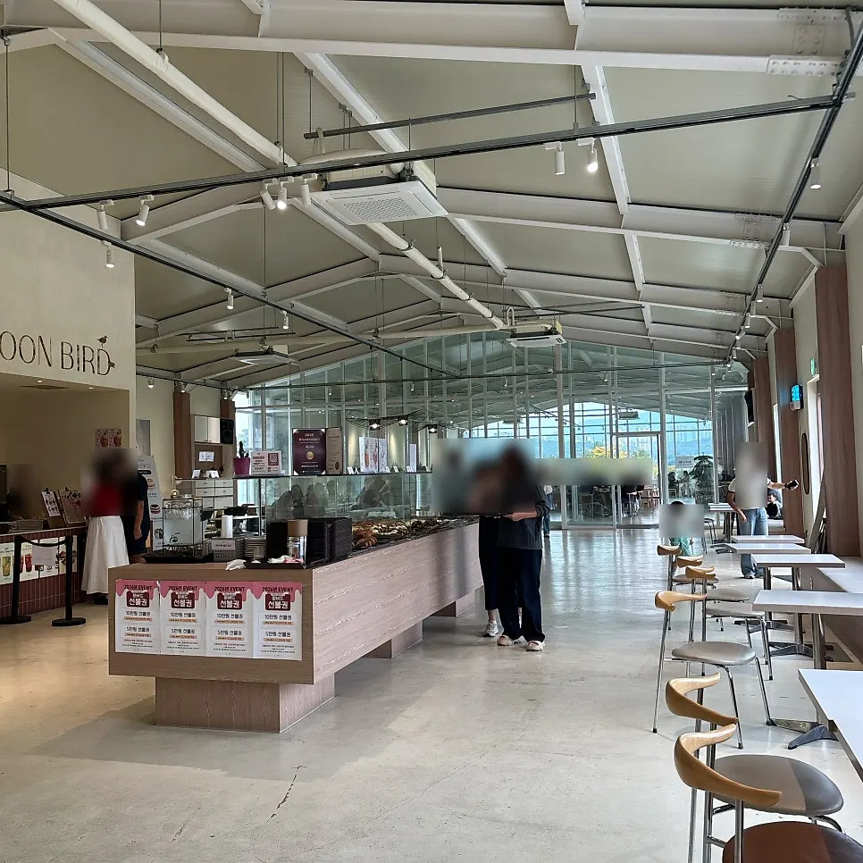 Moonbird's high-ceilinged interior hall