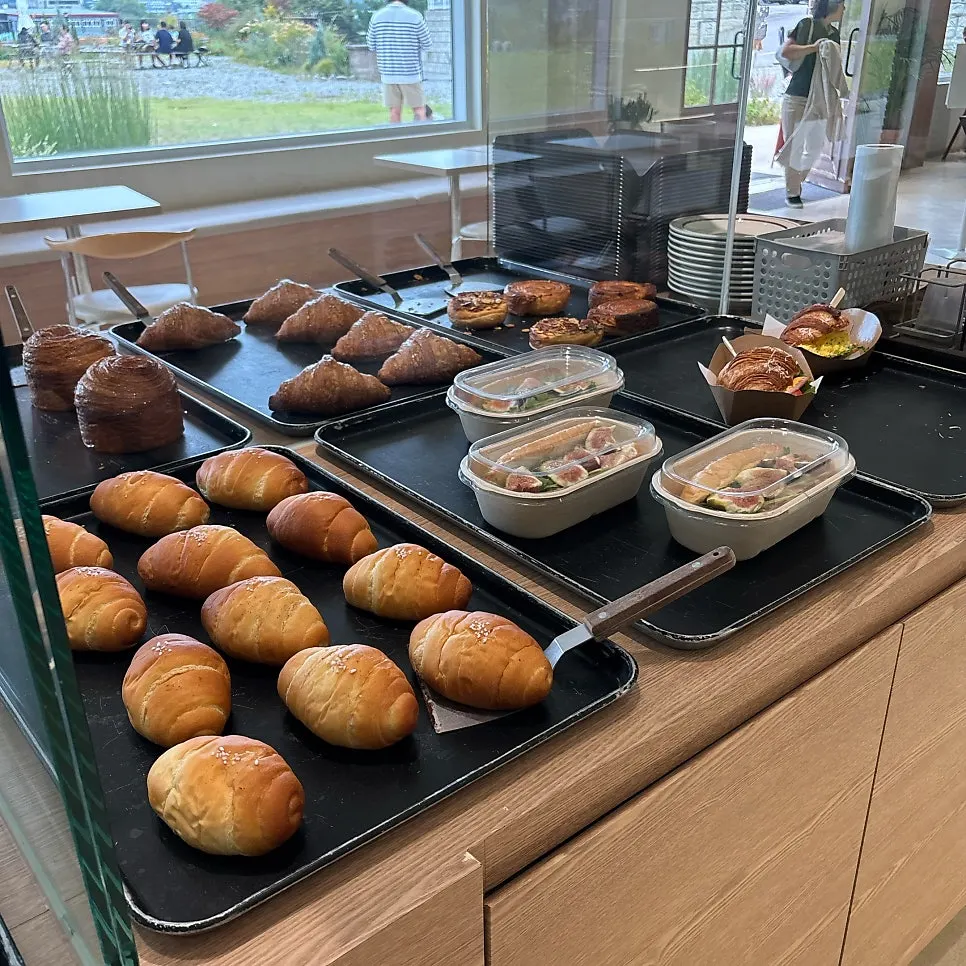 Dessert showcase at Moonbird
