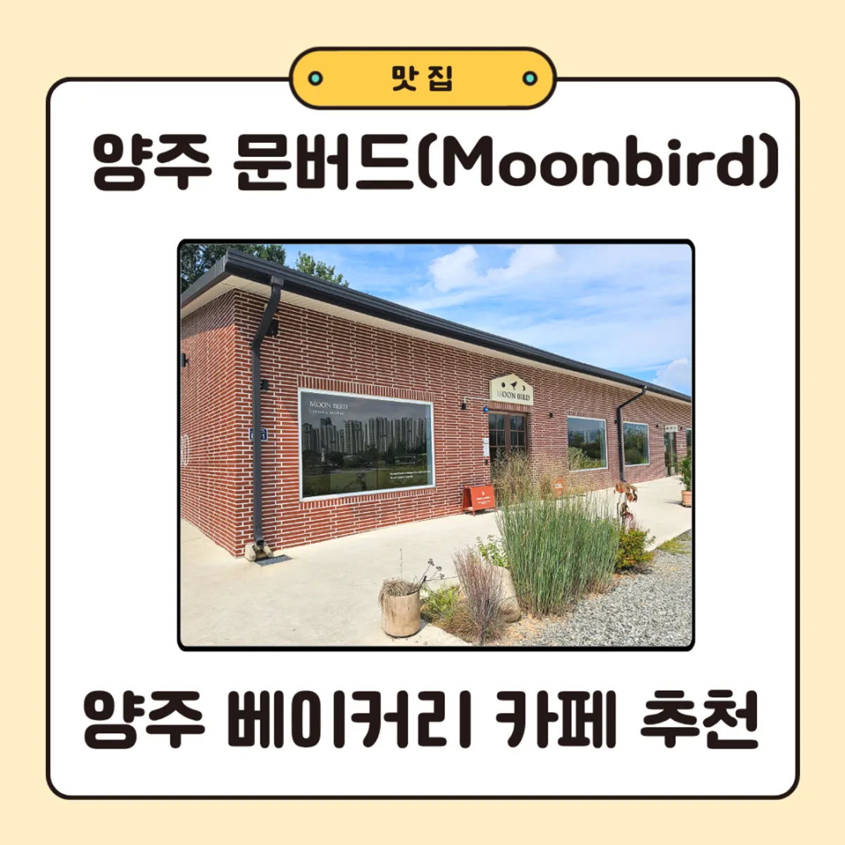 양주 대형 베이커리 카페 문버드 대표 이미지