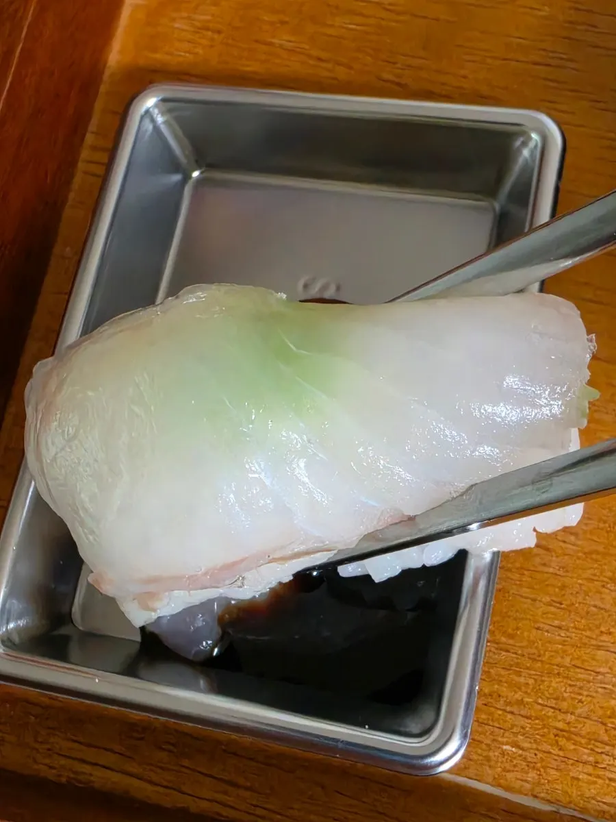 모래내초밥 광어와 연어 초밥