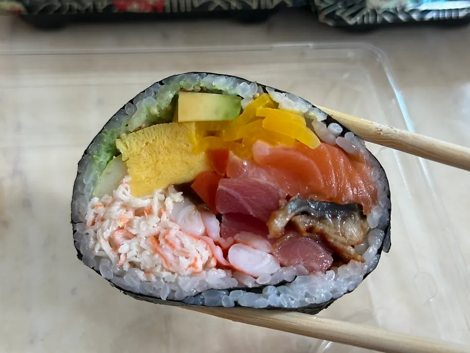 A full pack of futomaki