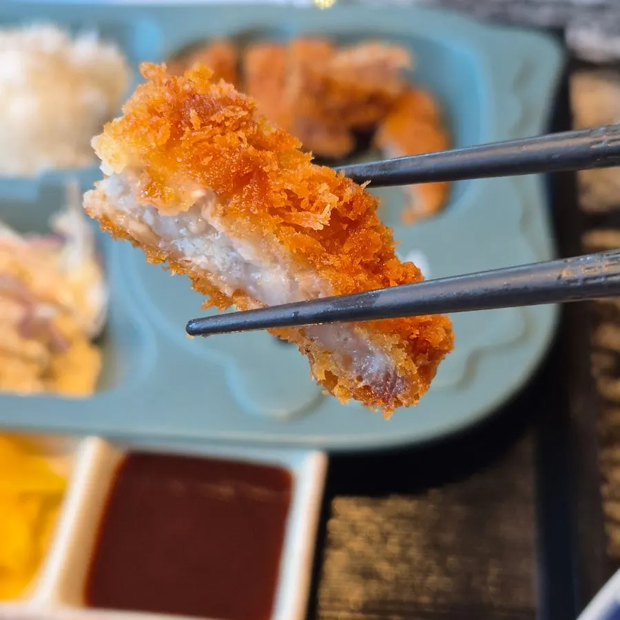 Cross-section of a moist kids' cutlet