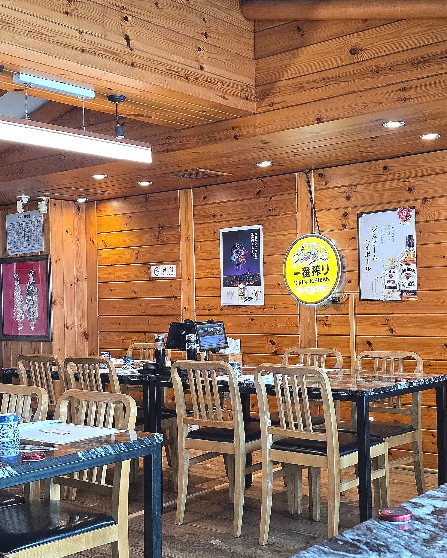 Order tablet placed at each table