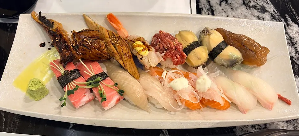 The two-person Set 1 'better' sushi platter