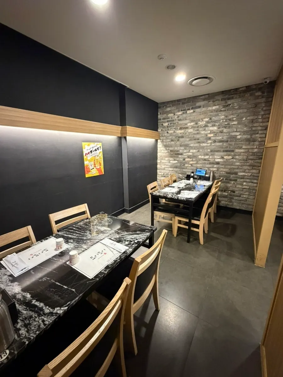 공간이 분리된 안쪽 좌석