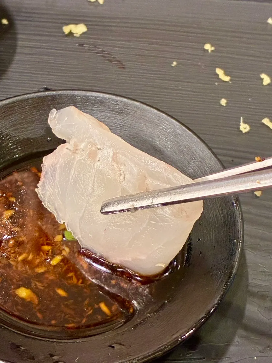 모둠회가 추가된 회한상 상차림