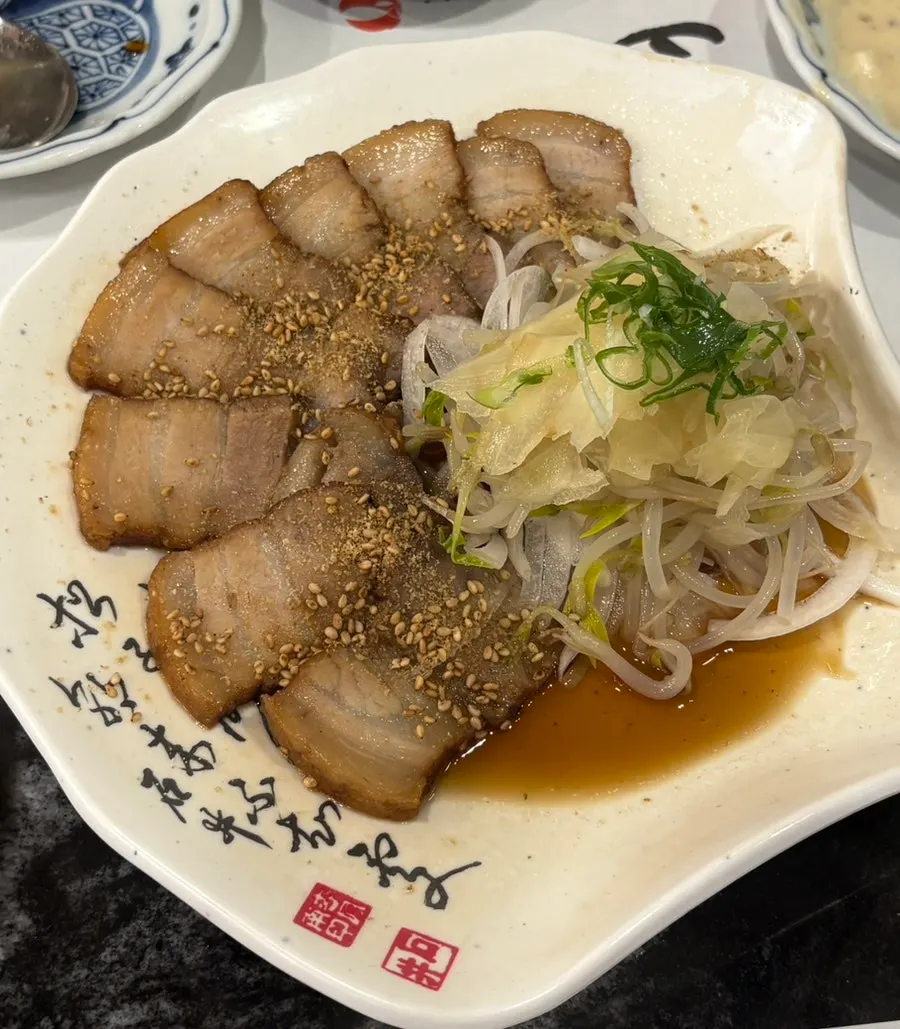 Yaki udon with squid, shrimp, and scallop