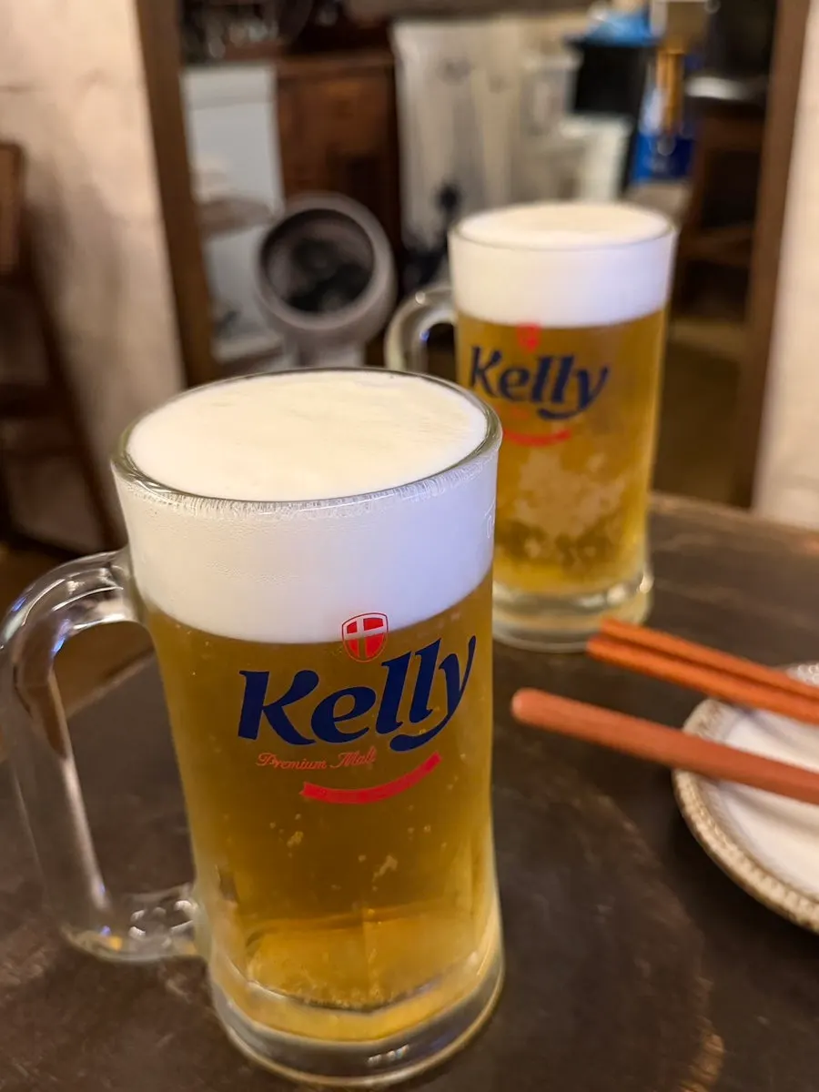 켈리 생맥주 한 잔