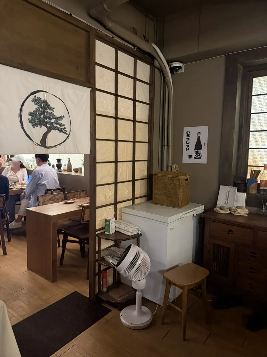 Motokurashi's interior with soft lighting