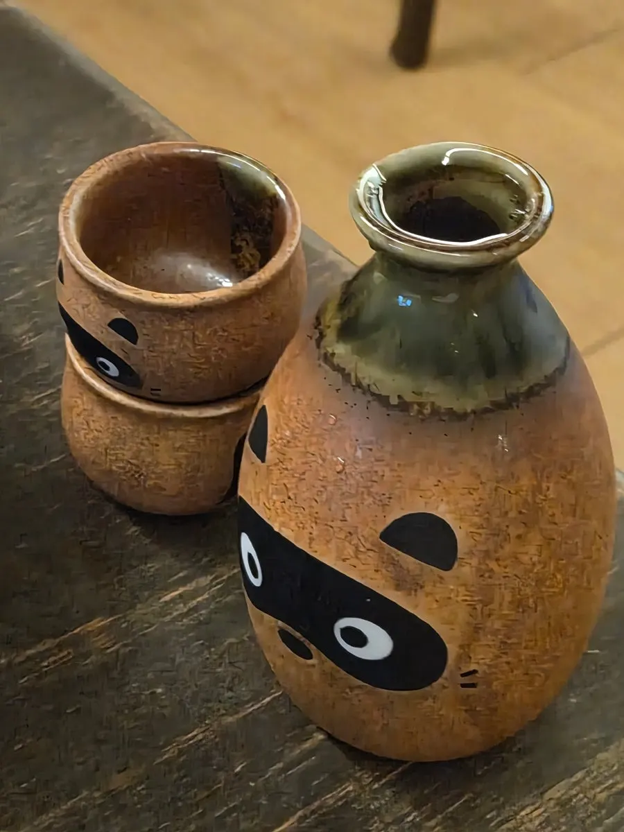 Sake ordered as one tokkuri flask