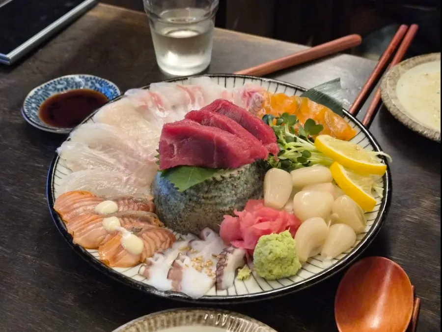 Full dinner spread for two at Motokurashi
