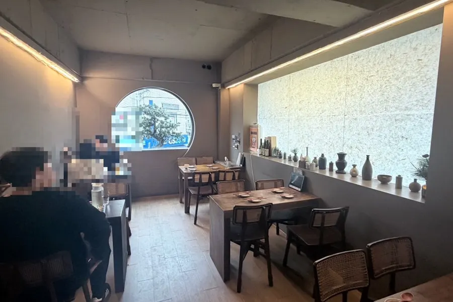 Calm izakaya interior with Japanese ambiance