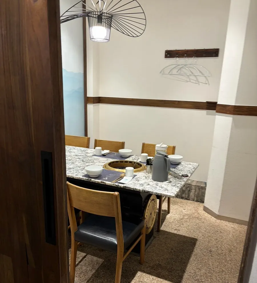 Private room seating at Moyeon Mapo