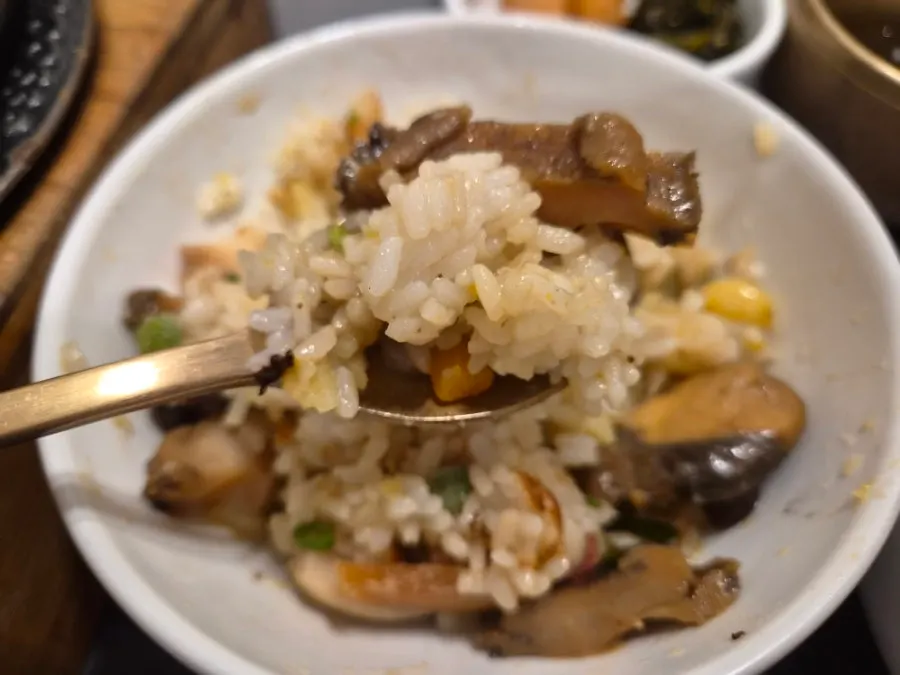Braised abalone and butter to add to the rice pot