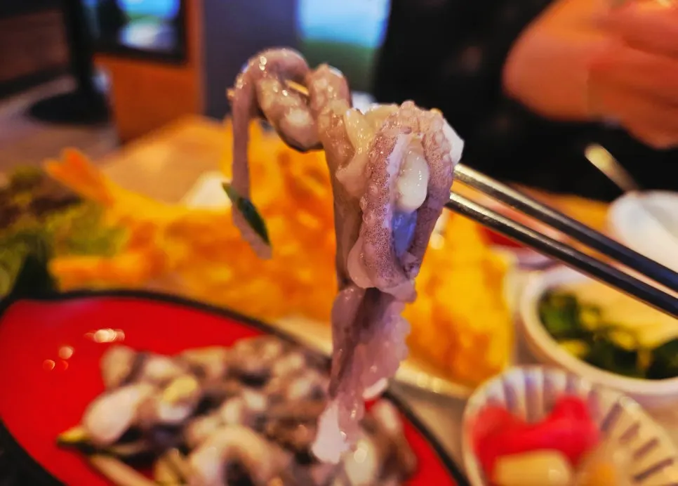 Close-up of moving live octopus