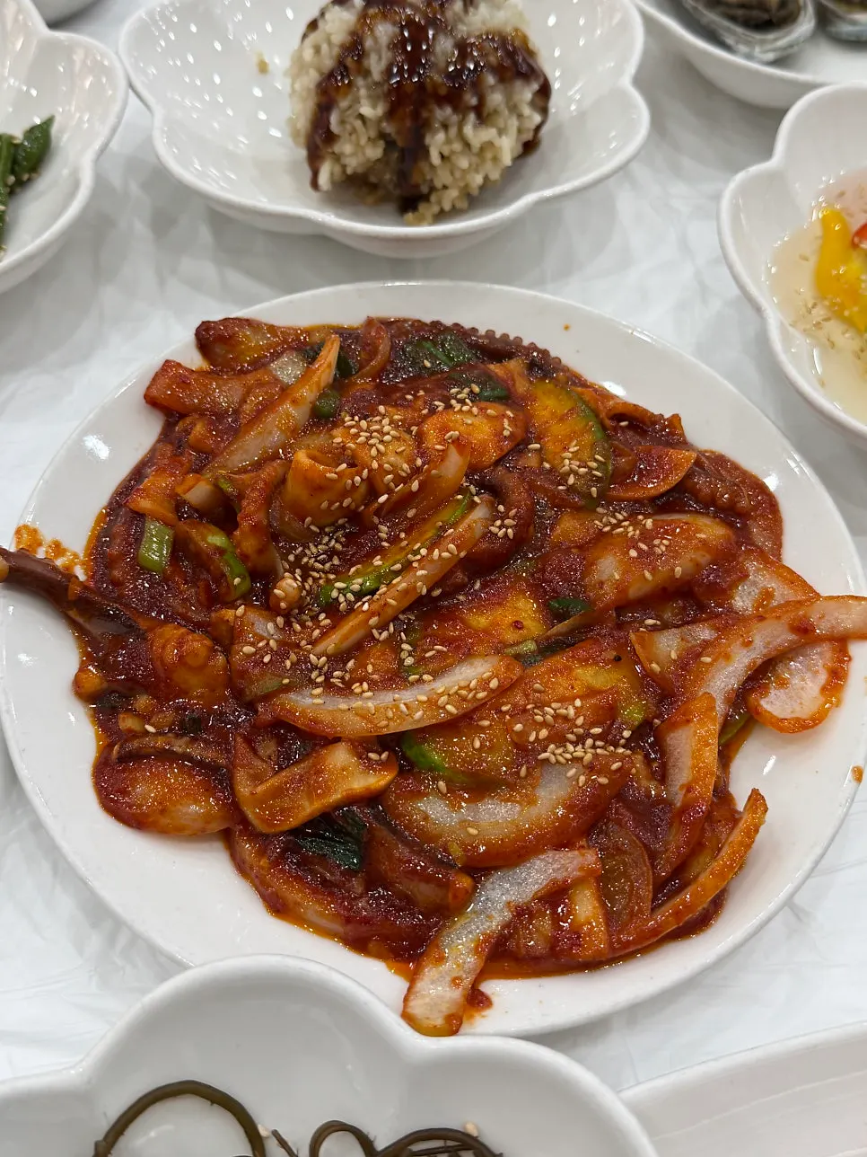 갈낙탕 뒤이어 맛본 낙지 요리
